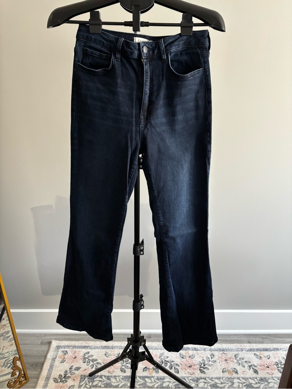 Harper Dark Indigo Boot Cut Jeans